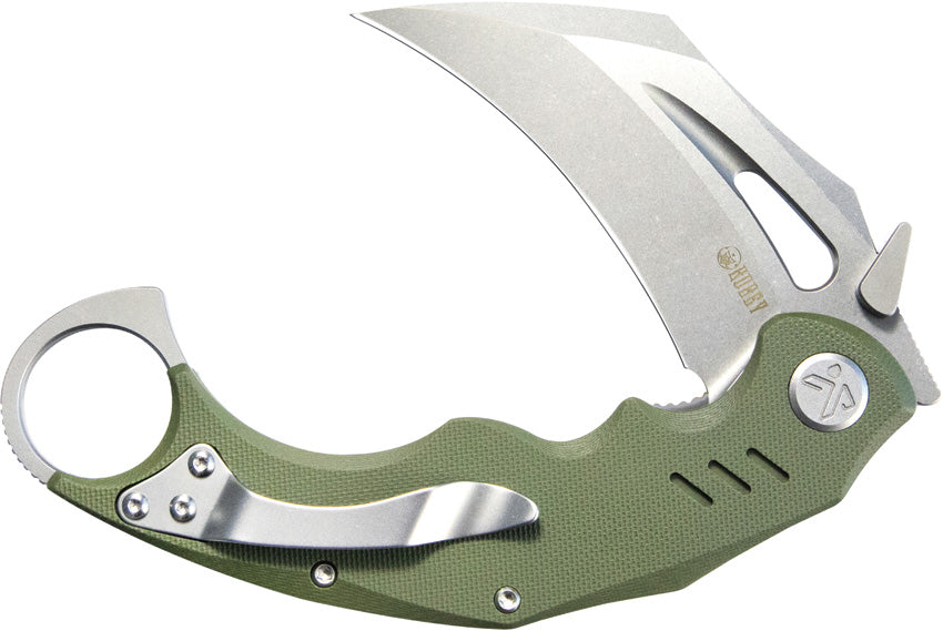 Wrath Karambit Linerlock Green - KUB261B