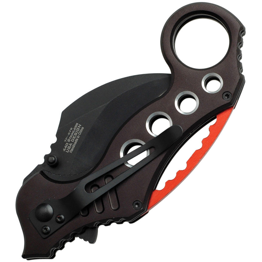 Karambit Linerlock Black A/O - TF578BK