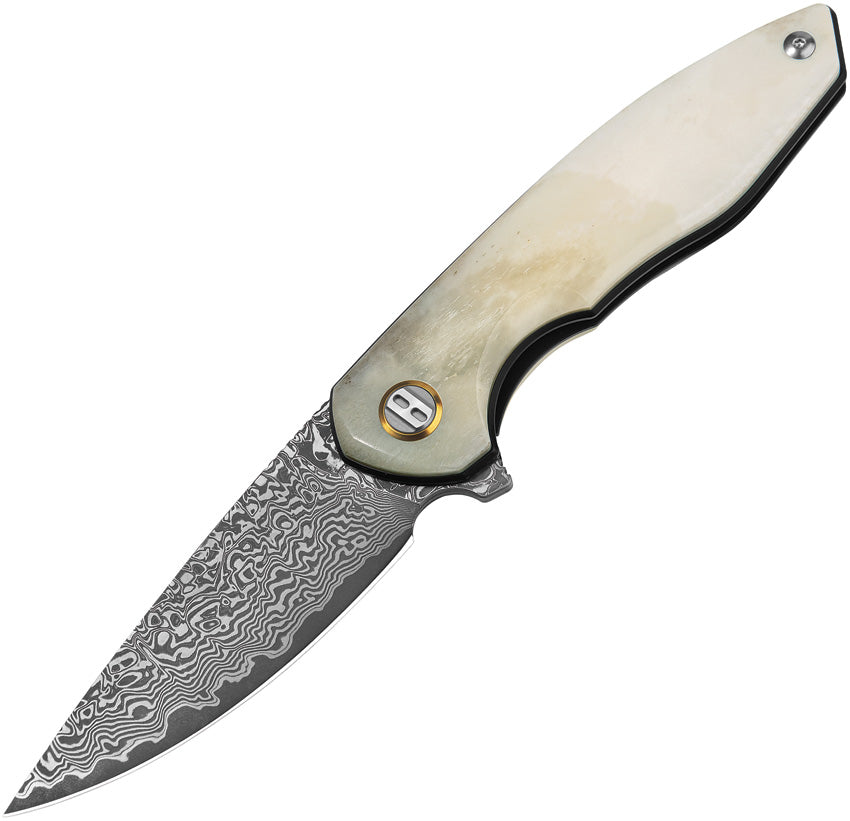 Bambi Linerlock Ox Bone - BTKL08A
