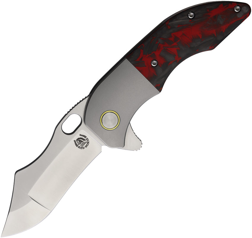 War Pig Framelock RedCF - RH033