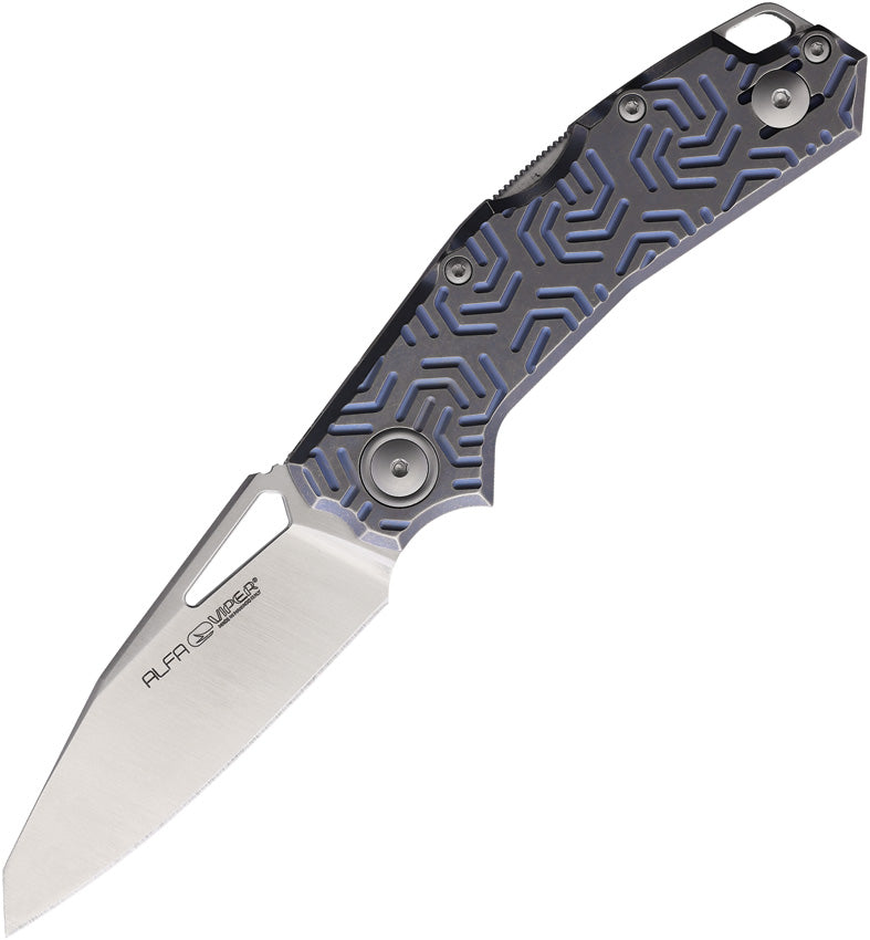 Alfa Lockback Blue Ti - V6020TI3DBL