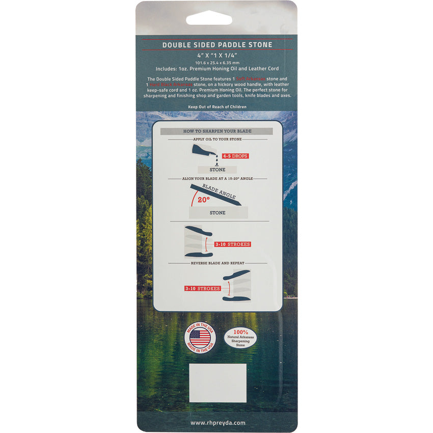 Arkansas Paddle Stone w/Oil - RHP30999