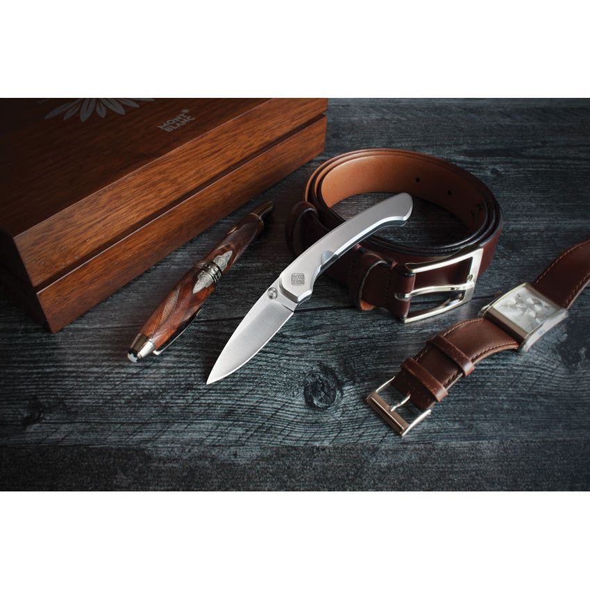 Seaton Mini Linerlock Silver - OCA42SMS