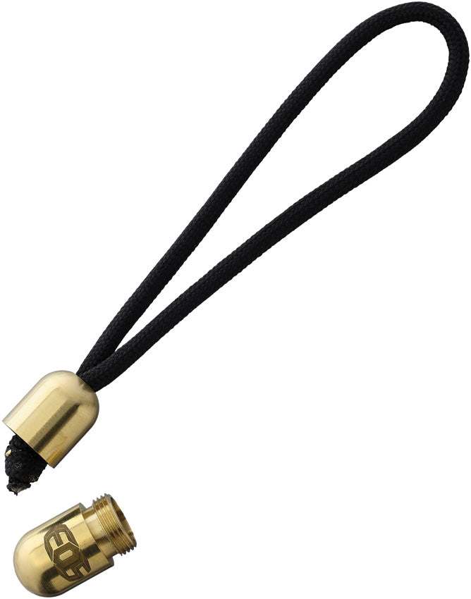 Pill Bead Lanyard Brass - EOS124