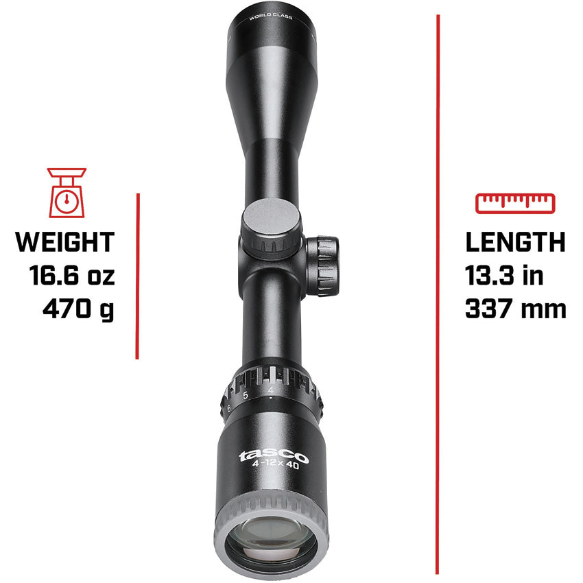 WorldClass 4-12x40mm Scope - TASWC41240