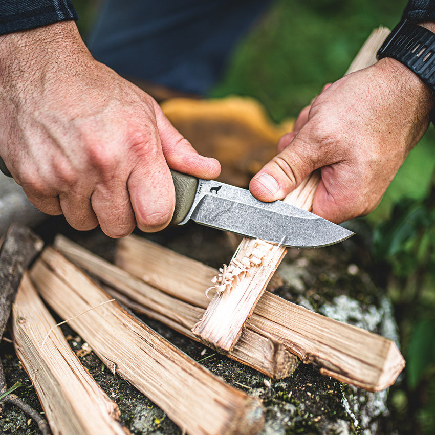 F4 Bushcraft Survival Knife - REKF411ODGL