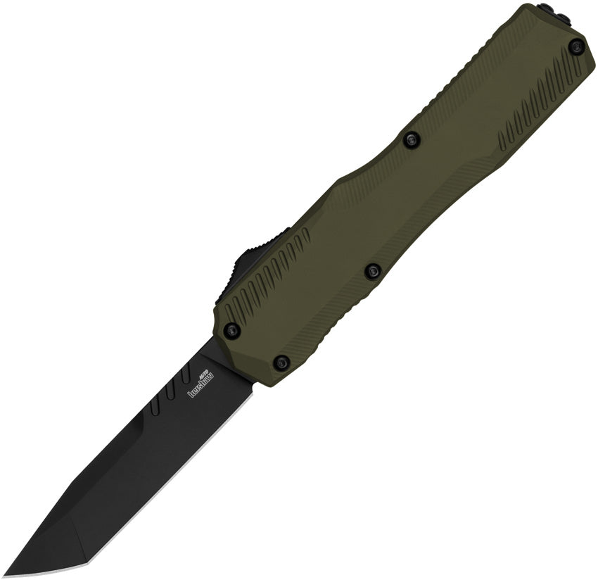 Auto Livewire OTF Tanto Grn - KS9000TOLBLK