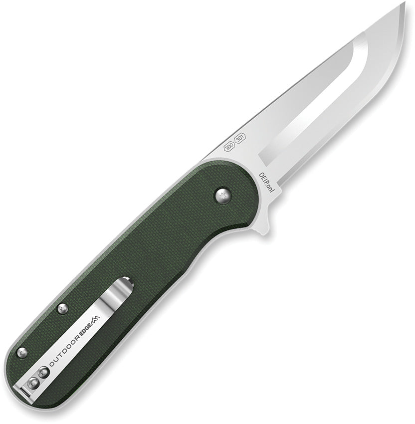 Razor VX3 Linerlock A/O Green - OEVX330B