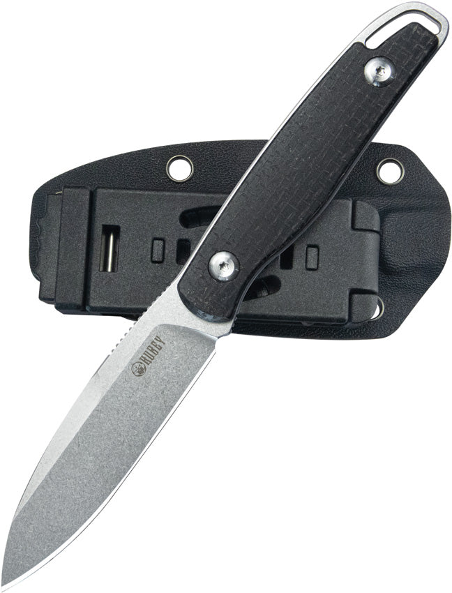 Dust Devil Fixed Blade Black - KUB357A