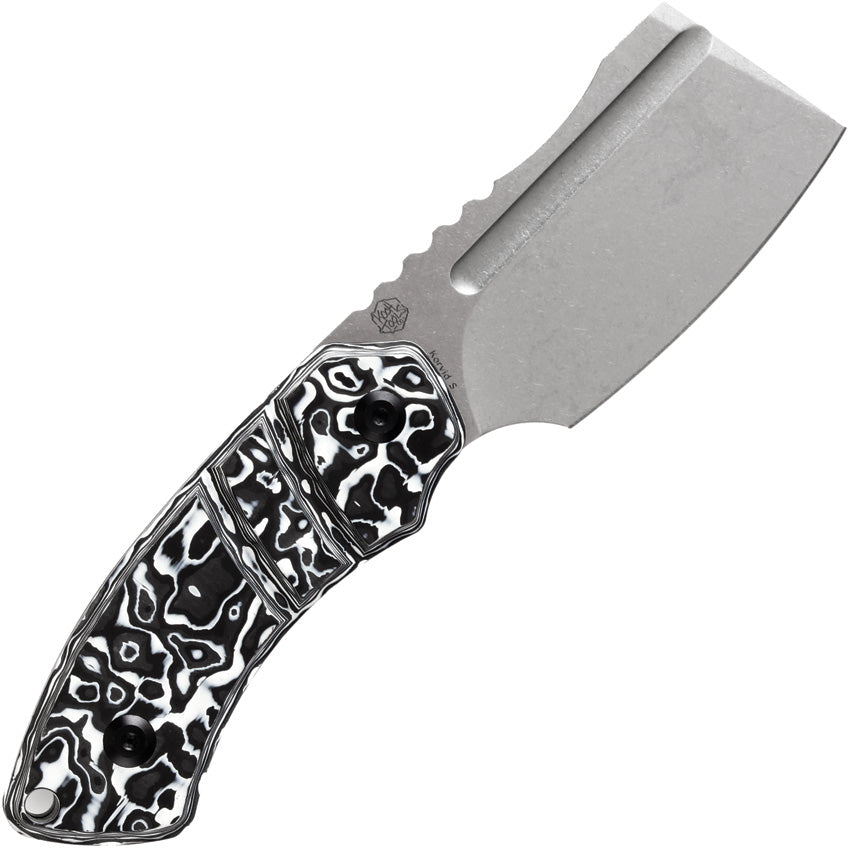 Korvid S Fixed Blade Blk/W CF - KG2030A5