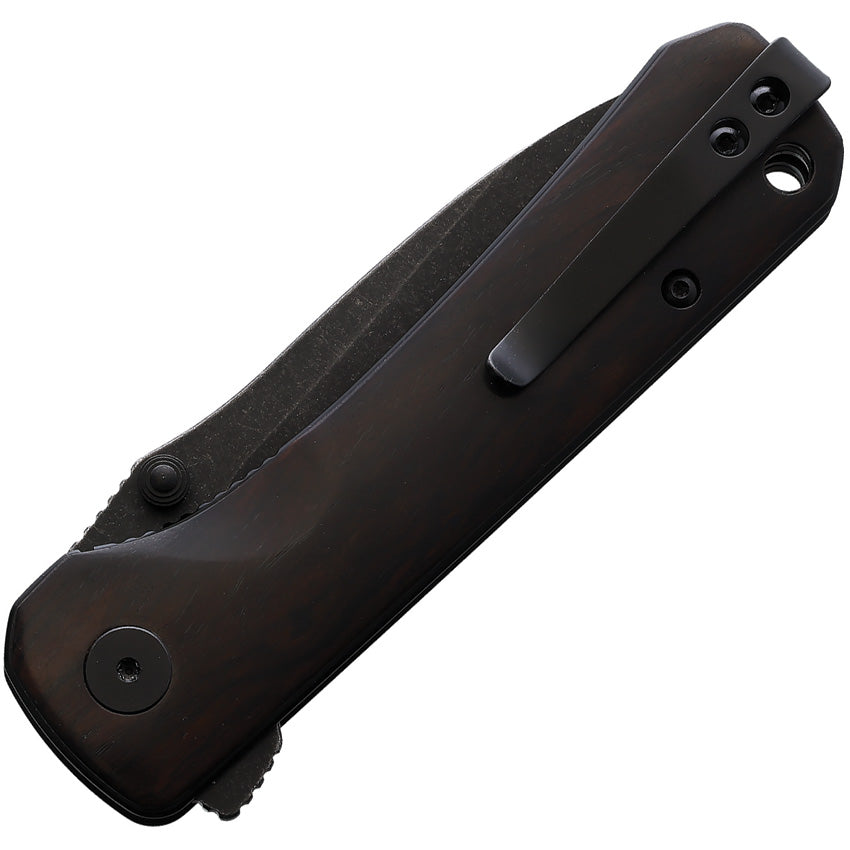 Hawk Linerlock Ebony Black - QS131P2