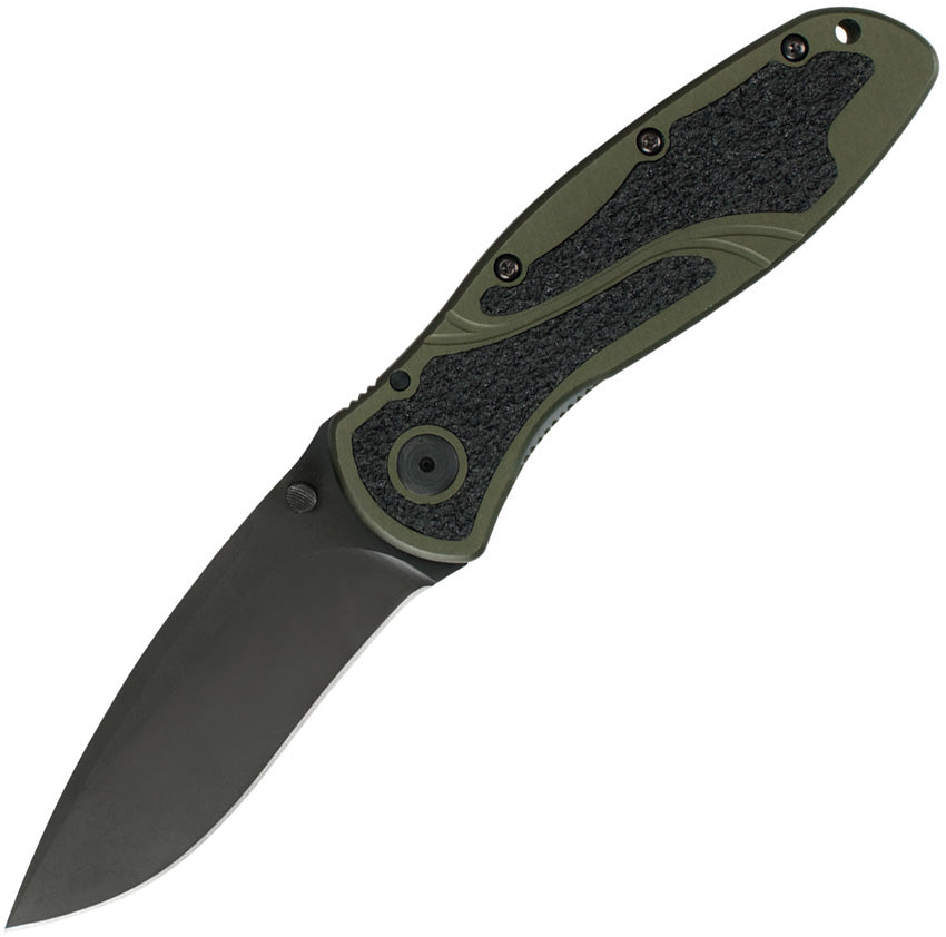 Blur Linerlock A/O Olive Drab - KS1670OLBLK
