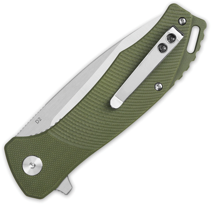 Raven Linerlock Green G10 - QS122B1