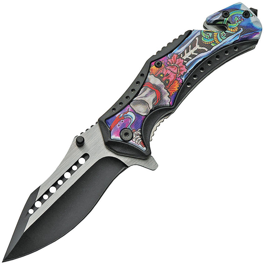 Linerlock A/O Scarecrow Skull - CN300474