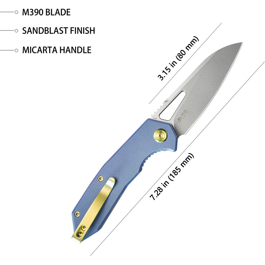 Vagrant Linerlock Blue Micar - KUB291U