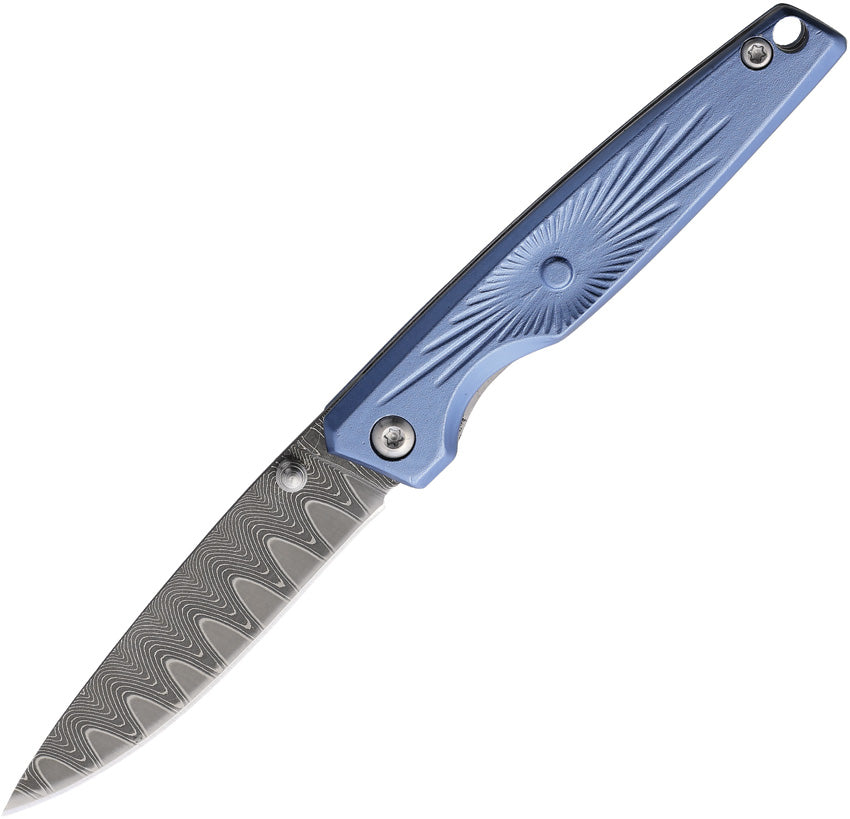 Linerlock Damascus Blue - RR2695