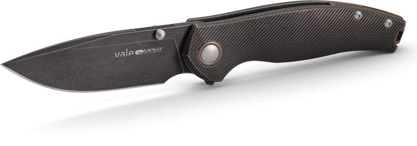 Vale Linerlock Bronze SW Ti - V6007DTBR
