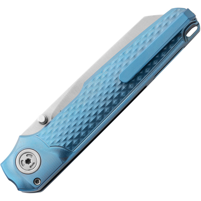 Miura Button Lock Ti Blue - MKMMITBL