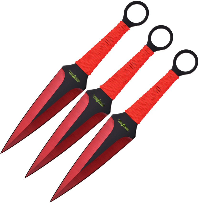 Throwing Knife Set Red - PP8693RD