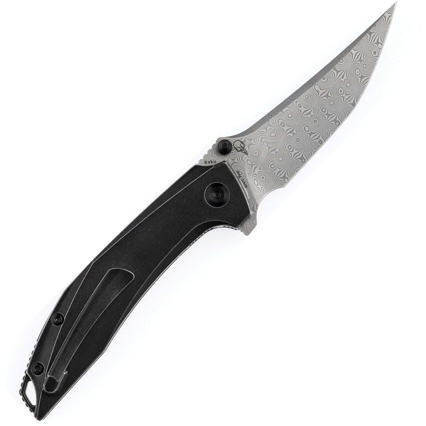 Baku Linerlock Black Damascus - K1056A5