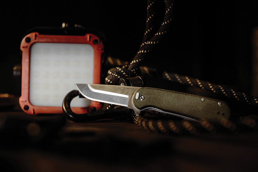 Razor VX3 Linerlock A/O Green - OEVX330B