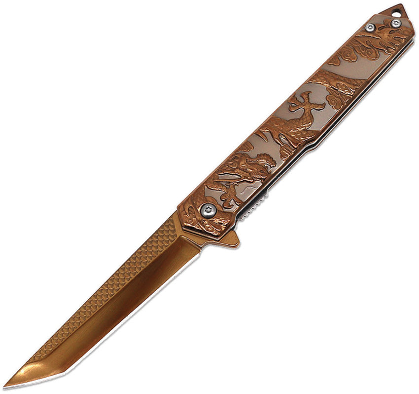 A/O Linerlock Dragon Rose Gold - EE10A134RG