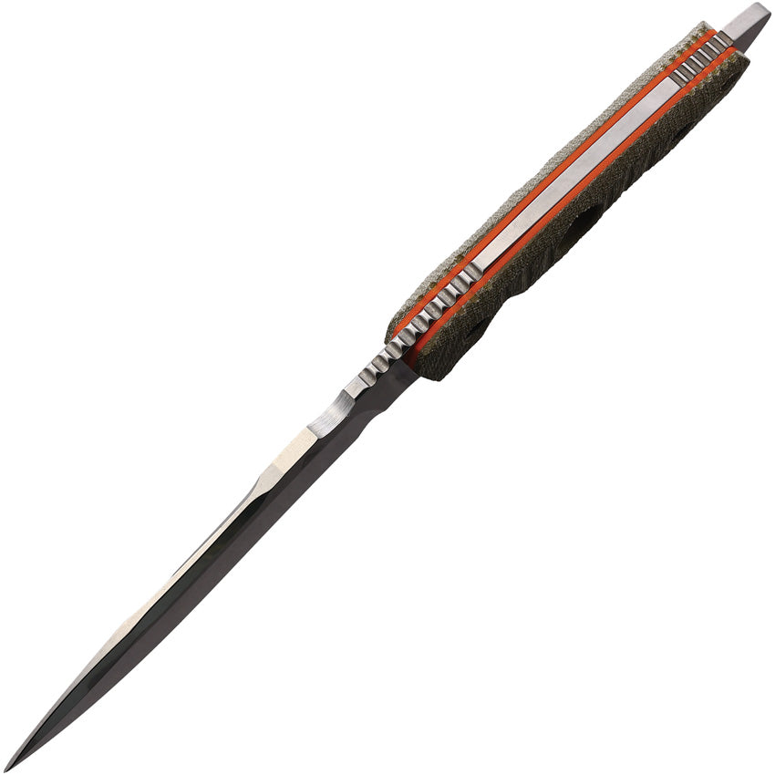 Tier1-BC Fixed Blade Grn Mic - FOB068