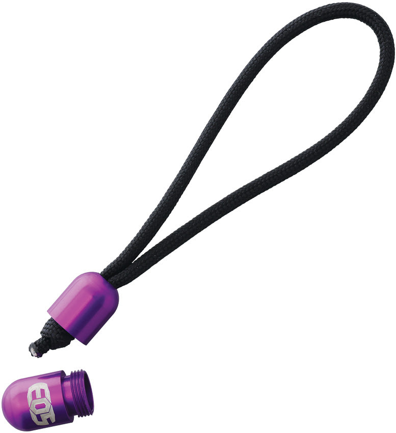 Pill Bead Lanyard Purple - EOS129