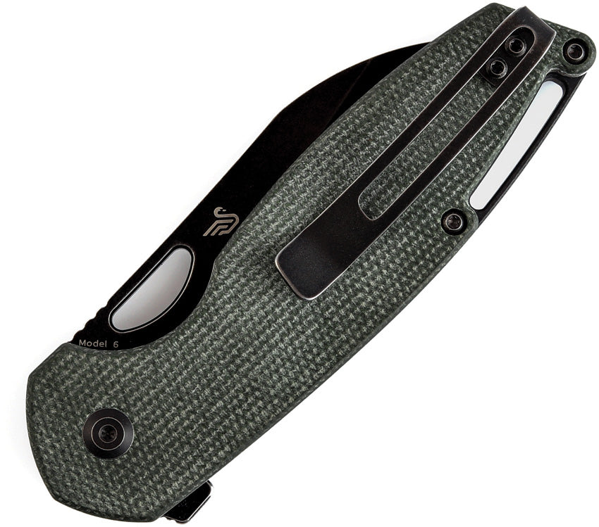 Model 6 Linerlock Grn Micarta - KT1022A2