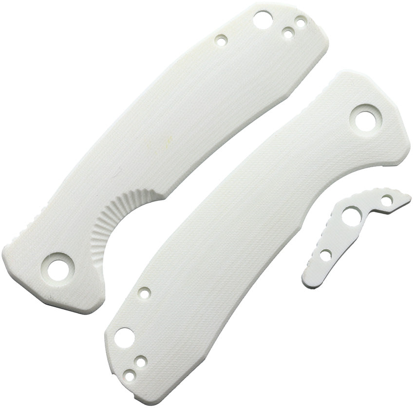 Large Linerlock Handle White - HB4021