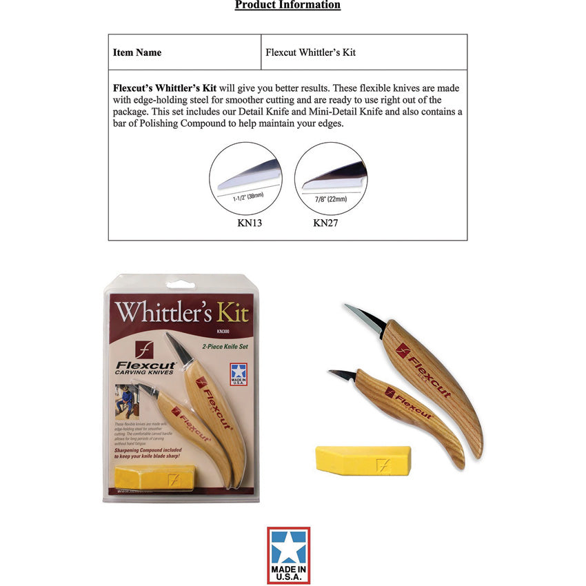 Whittlers Knife Kit - FLEXKN300
