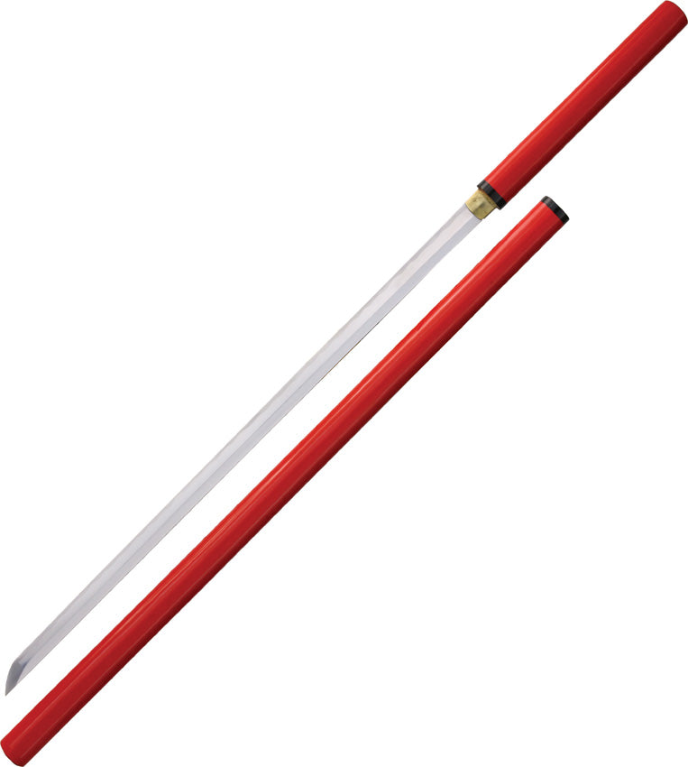 Red Straight Sword Hand Forged - SX1201