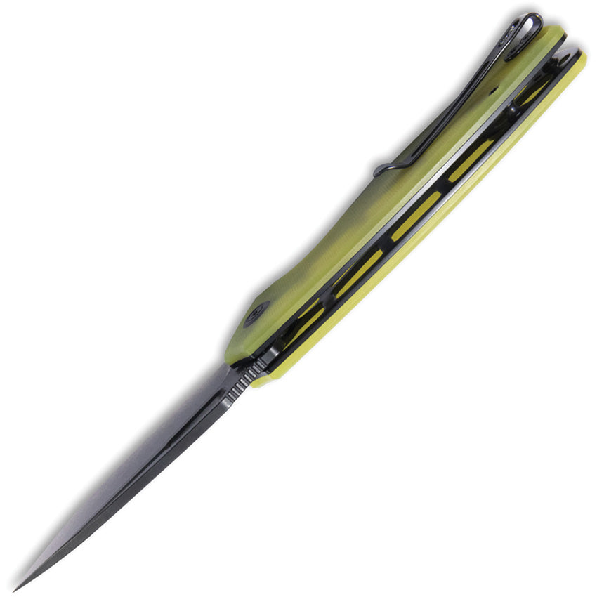 Tityus Linerlock Black Yellow - KUB322G