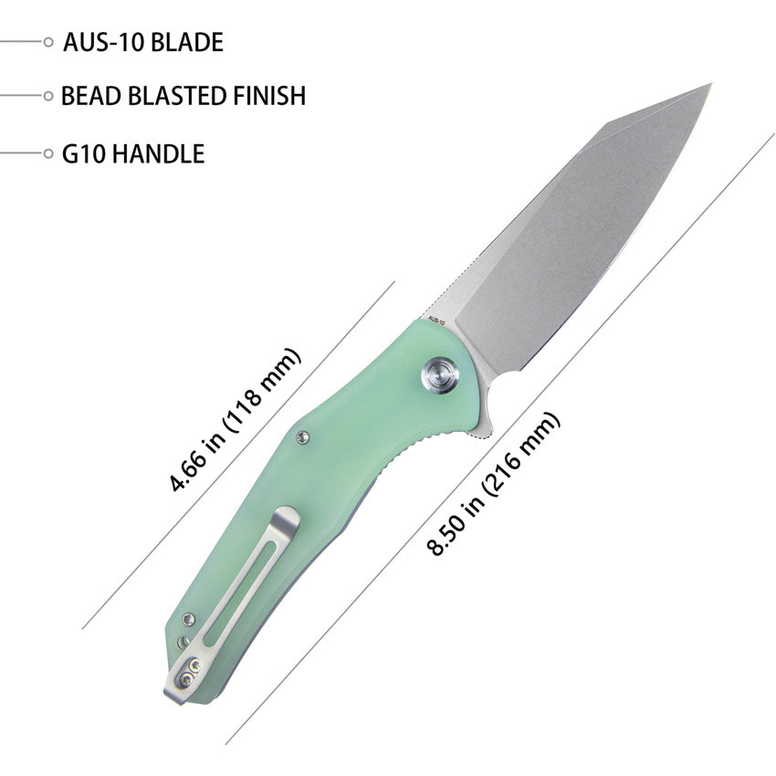 Flash Linerlock Jade - KUB158I