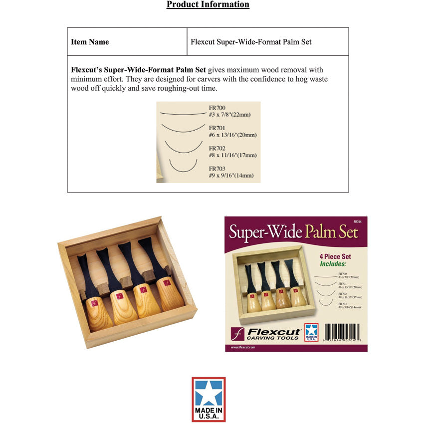 Super-Wide-Format Palm Set - FLEXFR704