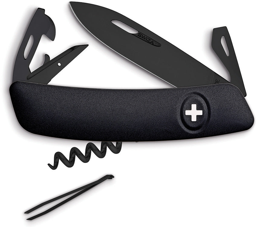 D03 Swiss Button Lock Black - SZA331010