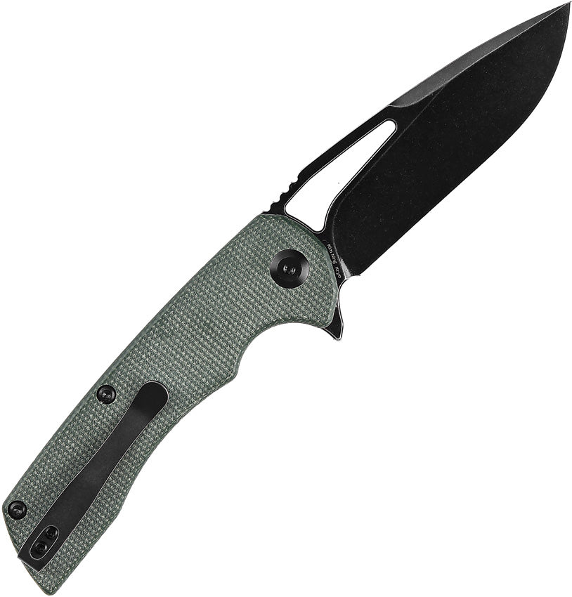 Kryo Framelock Green Micarta - KT1001M2