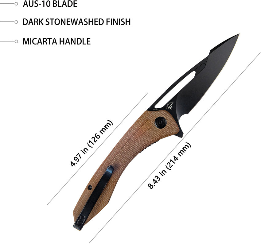 Merced Linerlock Tan Black - KUB345E