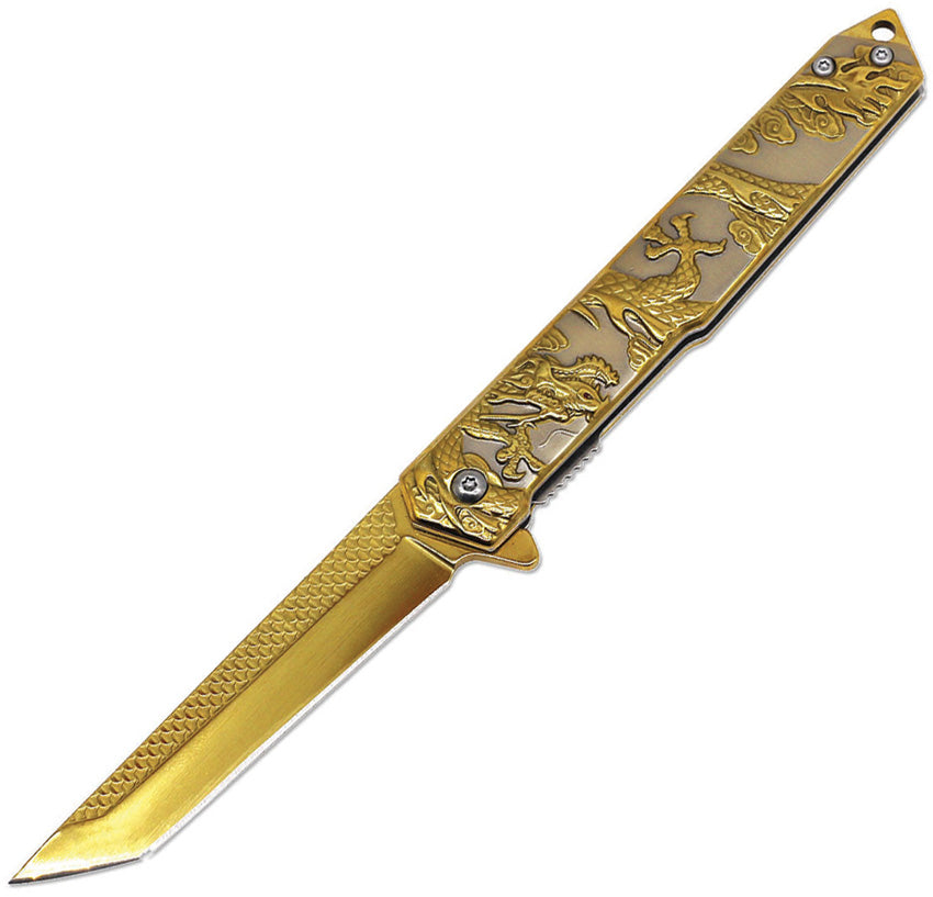 A/O Linerlock Dragon Gold - EE10A134GD
