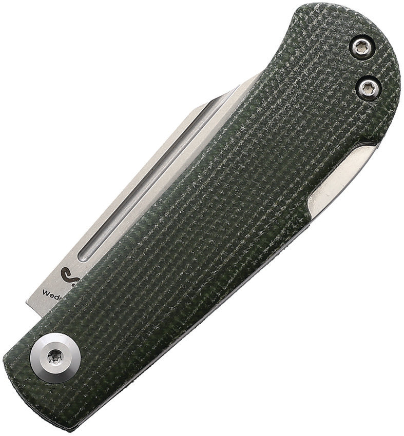 Wedge Lockback Micarta Grn - KT2026B4