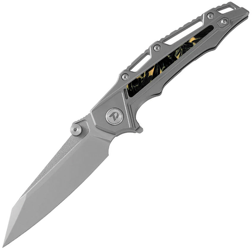 Framelock Ti/Yellow CF - DTK3385Y