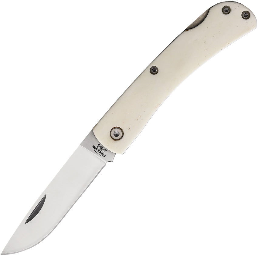 Small Lockback White Bone - BCWSB37L