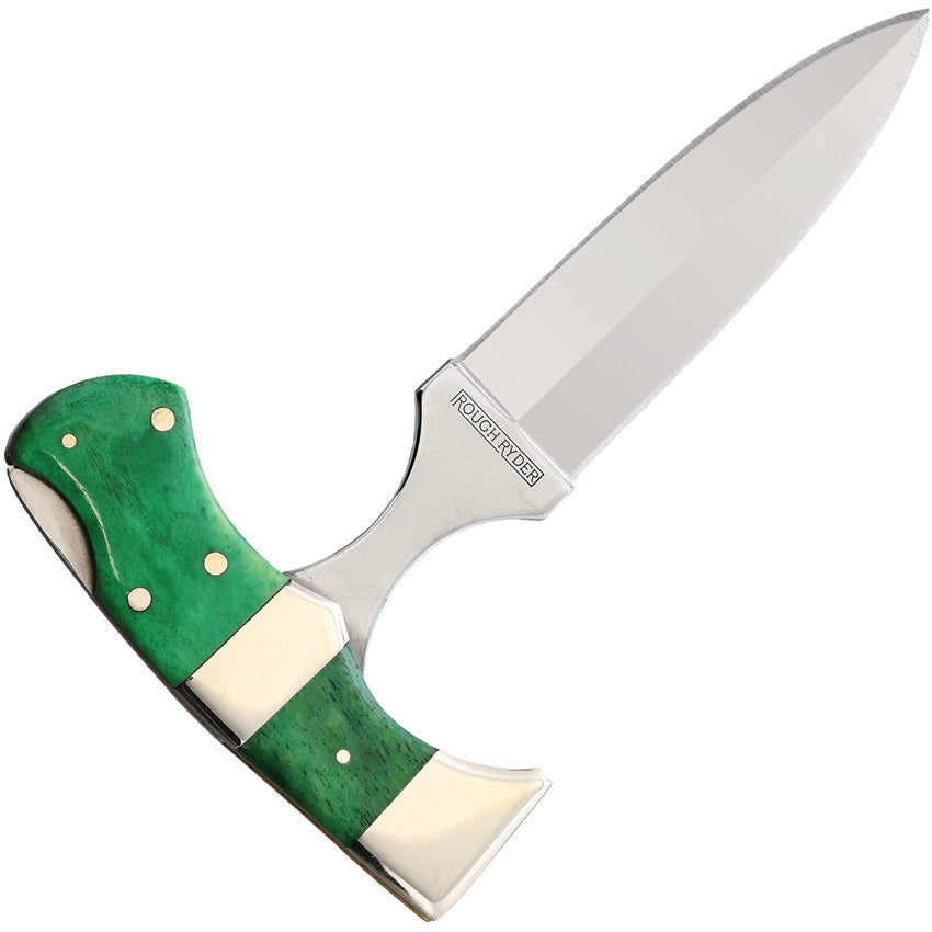 Push Dagger Lockback Green - RR2000