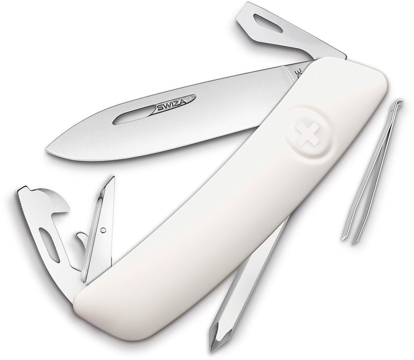 D04 Swiss Pocket Knife White - SZA4020