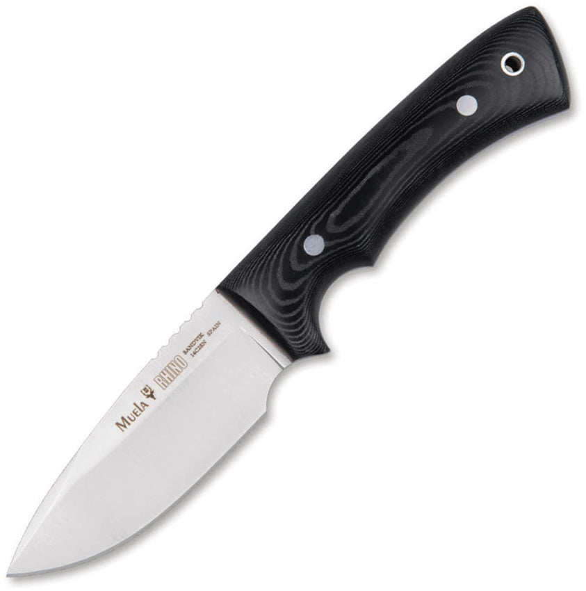 Rhino 9-M Fixed Blade Black - MU093