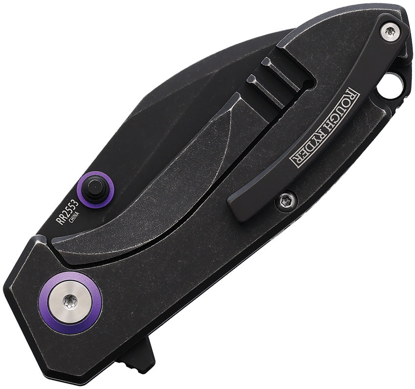 Tattoo Series Framelock Purple - RR2553