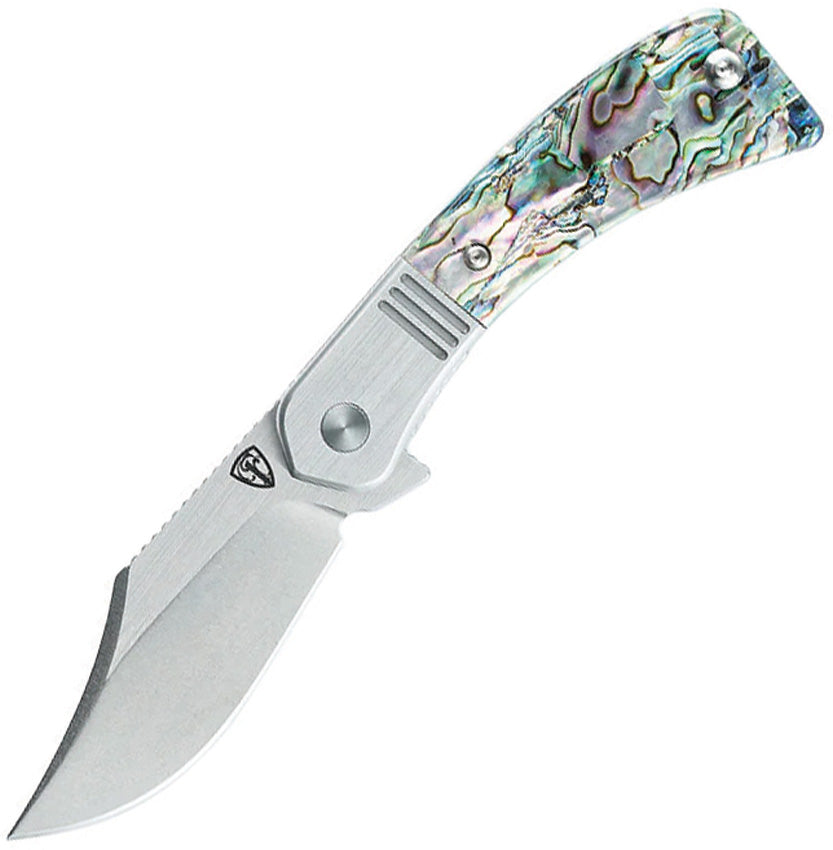 Snub Nose Framelock Abalone - FKCSN600