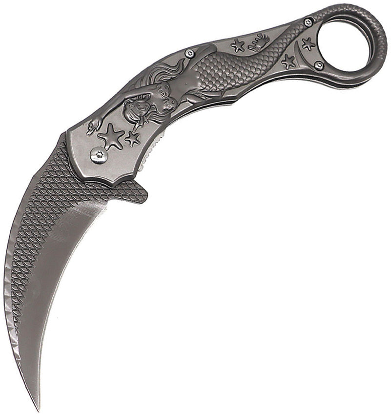 Mermaid Karambit Linerlock Gry - EE10A120GY