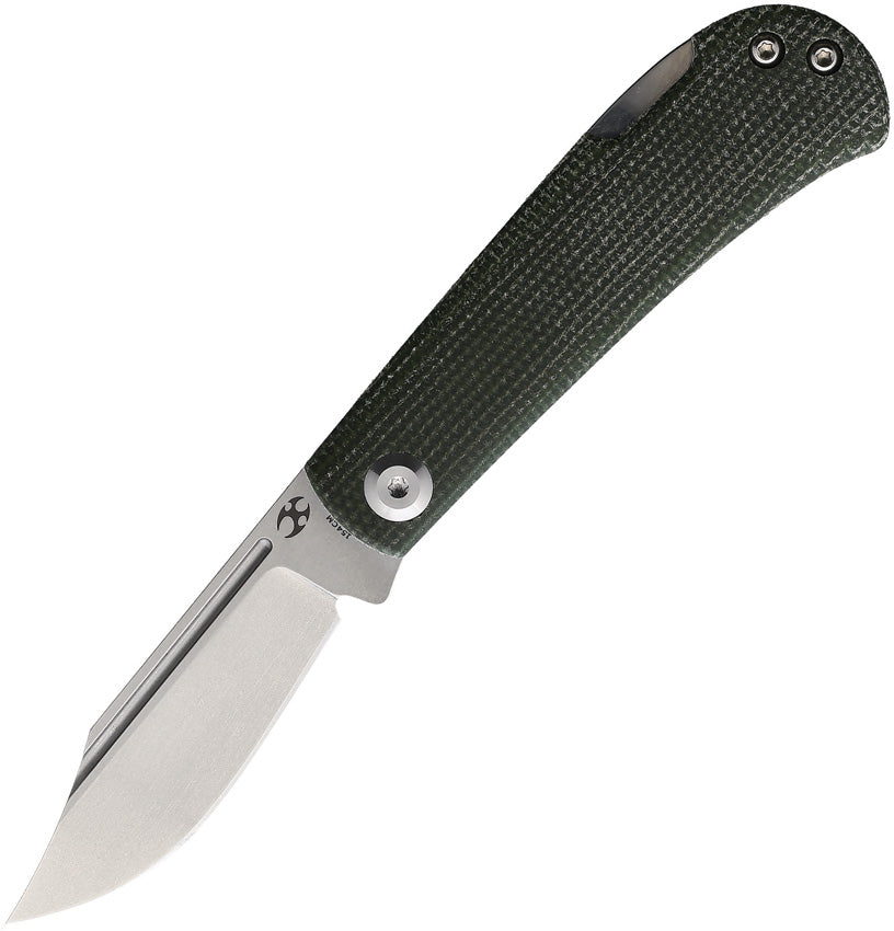 Wedge Lockback Micarta Grn - KT2026B4