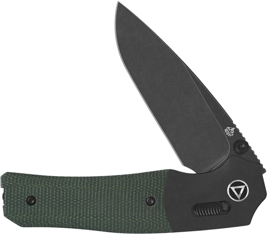 Vault Glyde Lock Green Micarta - QS157B2